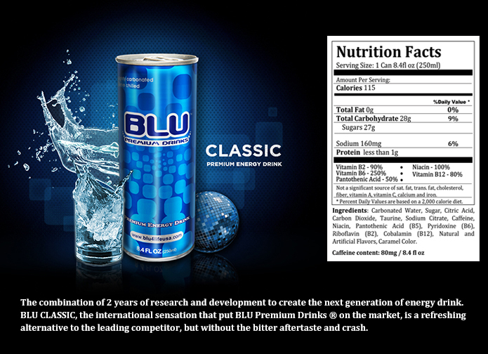 BLU Regular Enery Drink